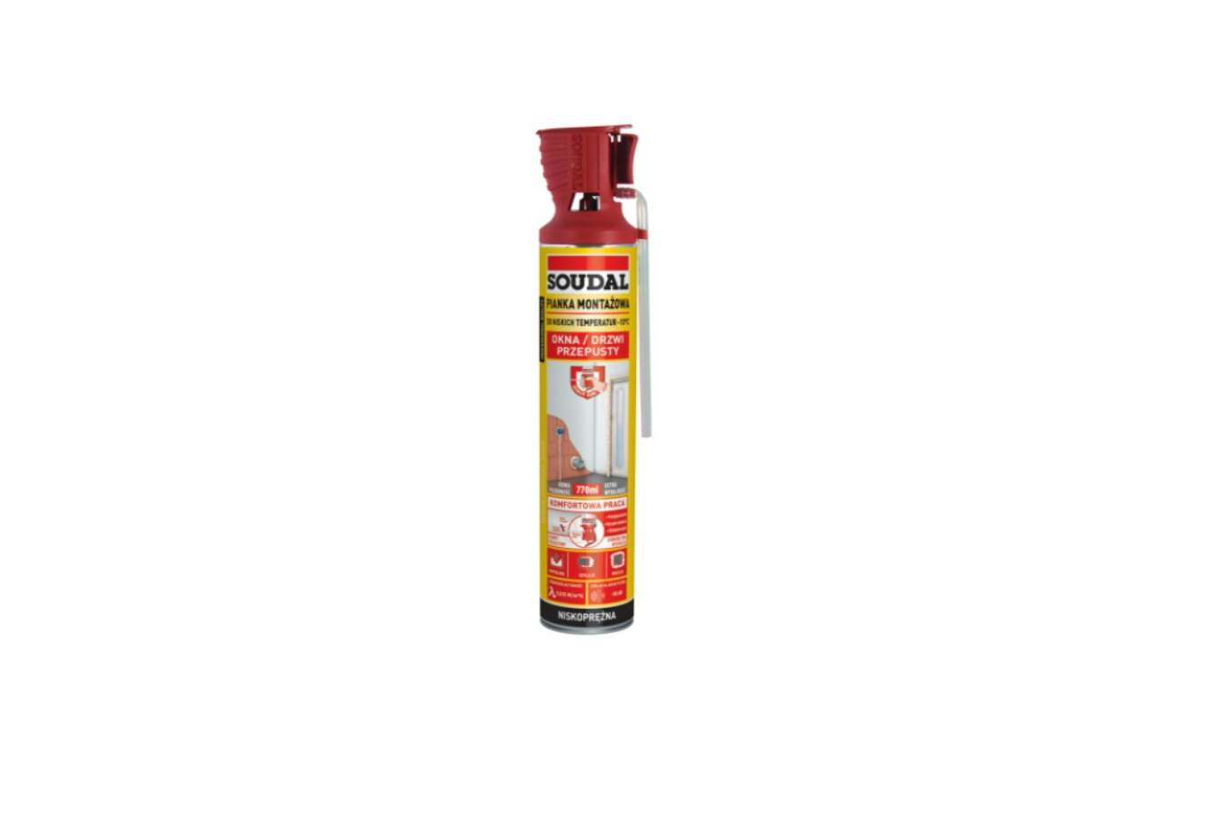SOUDAL PIANKA GENIUS GUN 770ML ZIMOWA
